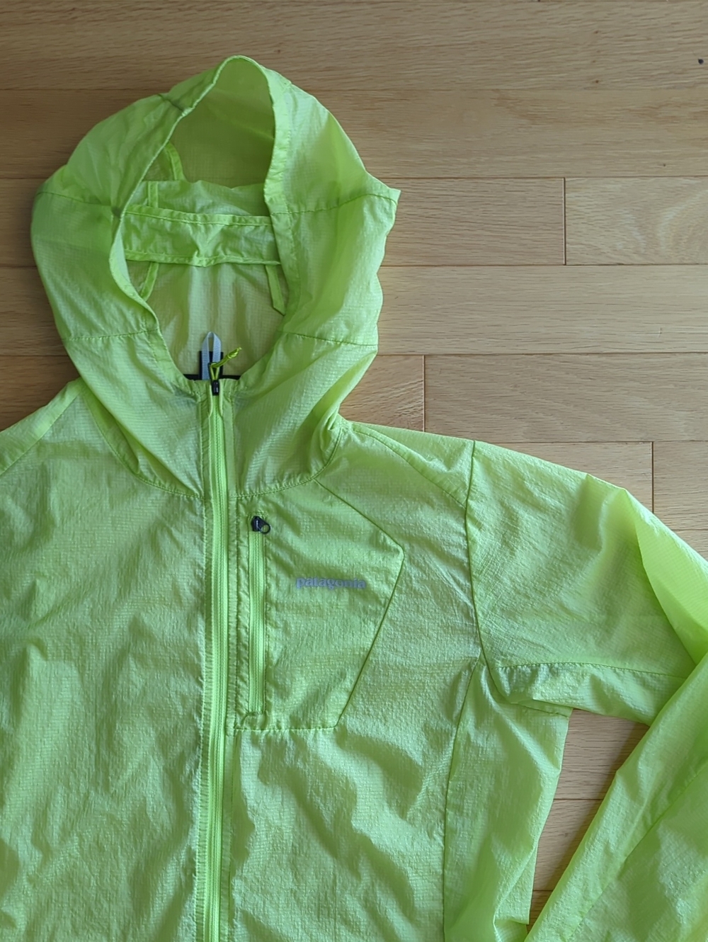 Patagonia Houdini Ultra Lightweight Jacket In Offlime